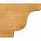 Ekena Millwork Newport Rough Sawn Rafter Tail, Western Red Cedar, 6"W x 10"H x 12"L RFT06X10X12NEW00RWR - alternate 4
